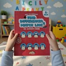 Mutlu Çocuk Yayınları Find Differences & Match Like