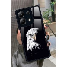 Snacase  Xiaomi Redmi Note 13 Pro 4g Uyumlu Kartal Tasarımlı Parlak Silikon Kılıf
