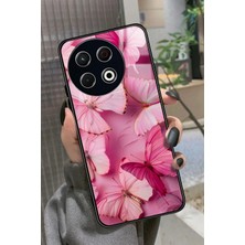 Snacase Tecno Spark 30 Pro Uyumlu Sarı Leopar Tasarımlı Parlak Silikon Kılıf