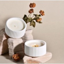 Bernami Düğün Pinterest 2li Dekoratif Beton Saksı Kokulu Mum