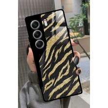 Snacase Tecno Camon 40 Uyumlu Kırmızı Çiçek Tasarımlı Parlak Silikon Kılıf