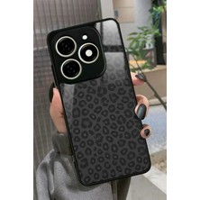 Snacase Tecno Spark 20 - 20C Uyumlu Mor Kurdele Tasarımlı Parlak Silikon Kılıf