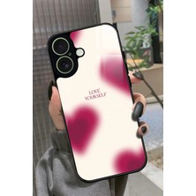 Snacase Apple iPhone 17 Uyumlu Love Yazılı Parlak Silikon Kılıf