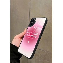 Snacase Apple iPhone 16 Uyumlu Barbies Motto Yazılı Parlak Silikon Kılıf