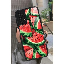Snacase  Samsung Galaxy A73 Uyumlu Karpuz Tasarımlı Parlak Silikon Kılıf