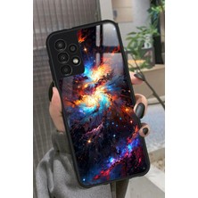 Snacase  Samsung Galaxy A73 Uyumlu Soyut Sanat Tasarımlı Parlak Silikon Kılıf