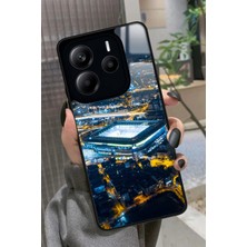 Snacase  Xiaomi Redmi Note 14 Uyumlu Stadyum Tasarımlı Parlak Silikon Kılıf