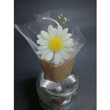 Bernami Kdekoratif Pinterest 20 Adet Papatyalı Buket Mum Söz Kdekoratif Nikah Nişan Kdekoratif Hediyelik