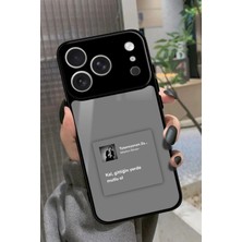 Snacase Apple iPhone 17 Pro Uyumlu Müslüm Gürses Şarkı Sözü Tasarımlı Parlak Silikon Kılıf