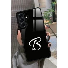 Snacase  Samsung Galaxy A36 Uyumlu B Harfi Yazılı Parlak Silikon Kılıf