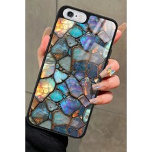 Snacase Apple iPhone 6 Plus Uyumlu Renkli Taş Tasarımlı Parlak Silikon Kılıf