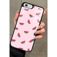 Snacase Apple iPhone 6s Plus Uyumlu Karpuz Tasarımlı Parlak Silikon Kılıf