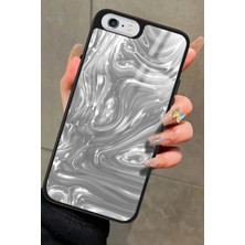 Snacase Apple iPhone 6s Plus Uyumlu Beyaz Tasarımlı Parlak Silikon Kılıf