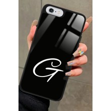 Snacase Apple iPhone 6s Plus Uyumlu G Harfi Yazılı Parlak Silikon Kılıf