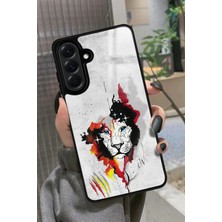 Snacase  Samsung Galaxy A36 Uyumlu Aslan Tasarımlı Glossy Silikon Kılıf