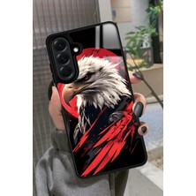 Snacase  Samsung Galaxy A36 Uyumlu Kartal Tasarımlı Parlak Silikon Kılıf