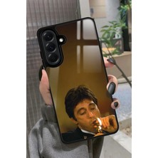 Snacase  Samsung Galaxy A36 Uyumlu Tony Montana Tasarımlı Parlak Silikon Kılıf