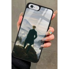 Snacase Apple iPhone 6s Plus Uyumlu Bulutların Üzerinde Yolculuk Tasarımlı Parlak Silikon Kılıf