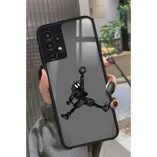 Snacase  Samsung Galaxy A73 Uyumlu Basketbol Tasarımlı Parlak Silikon Kılıf