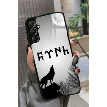 Snacase  Samsung Galaxy M34 Uyumlu Bozkurt Tasarımlı Parlak Silikon Kılıf