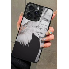 Snacase Apple iPhone 16 Pro Uyumlu Kartal Tasarımlı Parlak Silikon Kılıf