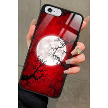 Snacase Apple iPhone 6s Plus Uyumlu Van Gogh Kırmızı Ağaç Tablo Tasarımlı Parlak Silikon Kılıf