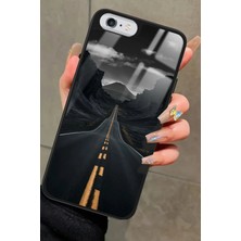 Snacase Apple iPhone 6s Plus Uyumlu Yol Tasarımlı Parlak Silikon Kılıf