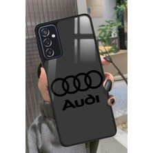 Snacase  Samsung Galaxy M52 Uyumlu Araba Logosu Tasarımlı Parlak Silikon Kılıf