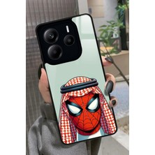 Snacase  Xiaomi Redmi Note 14 Uyumlu Örümcek Adam Tasarımlı Parlak Silikon Kılıf