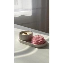 Bernami Mevlüt Pinterest Dekoratif Beton Tabak Hediyeli Mum Seti