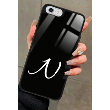 Snacase Apple iPhone 6 Plus Uyumlu N Harfi Yazılı Parlak Silikon Kılıf
