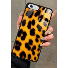 Snacase Apple iPhone 6 Plus Uyumlu Sarı Leopar Tasarımlı Parlak Silikon Kılıf