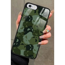 Snacase Apple iPhone 6s Plus Uyumlu Kamuflaj Tasarımlı Parlak Silikon Kılıf