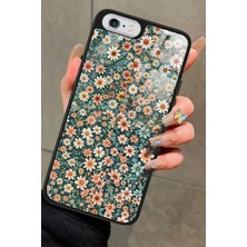 Snacase Apple iPhone 6s Plus Uyumlu Karışık Çiçek Tasarımlı Parlak Silikon Kılıf