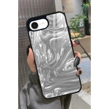 Snacase Apple iPhone 16E Uyumlu Beyaz Tasarımlı Parlak Silikon Kılıf