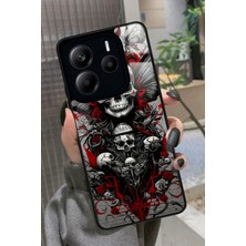 Snacase  Xiaomi Redmi Note 14 Uyumlu Kurukafa Posteri Tasarımlı Glossy Silikon Kılıf