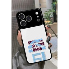 Snacase Apple iPhone 17 Pro Max Uyumlu 61 Yazılı Parlak Silikon Kılıf