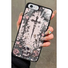 Snacase Apple iPhone 6 Plus Uyumlu Kurukafa Tasarımlı Parlak Silikon Kılıf