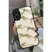 Snacase Apple iPhone 17 Uyumlu Leopar Tasarımlı Parlak Silikon Kılıf