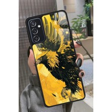 Snacase  Samsung Galaxy M52 Uyumlu Kartal Tasarımlı Parlak Silikon Kılıf