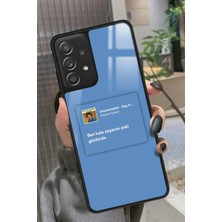 Snacase  Samsung Galaxy A72 Uyumlu Müslüm Gürses Şarkı Sözü Tasarımlı Parlak Silikon Kılıf