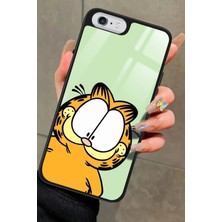 Snacase Apple iPhone 6s Plus Uyumlu Garfield Tasarımlı Parlak Silikon Kılıf