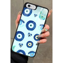 Snacase Apple iPhone 6 Plus Uyumlu Nazar Boncuğu Tasarımlı Parlak Silikon Kılıf