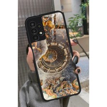 Snacase  Samsung Galaxy A73 Uyumlu Rönesans Tasarımlı Parlak Silikon Kılıf