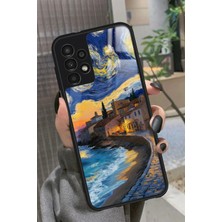 Snacase  Samsung Galaxy A73 Uyumlu Van Gogh Tasarımlı Parlak Silikon Kılıf