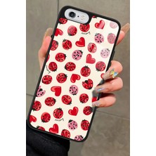 Snacase Apple iPhone 6 Plus Uyumlu Uğur Böceği Tasarımlı Parlak Silikon Kılıf