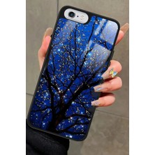 Snacase Apple iPhone 6 Plus Uyumlu Van Gogh Mavi Ağaç Tablo Tasarımlı Parlak Silikon Kılıf