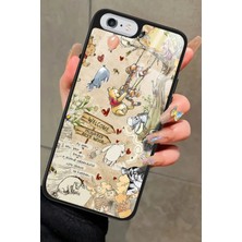 Snacase Apple iPhone 6 Plus Uyumlu Ayı Winnie Tasarımlı Parlak Silikon Kılıf