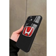 Snacase Apple iPhone 16 Plus Uyumlu Araba Logosu Tasarımlı Parlak Silikon Kılıf