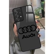 Snacase  Samsung Galaxy A72 Uyumlu Araba Logosu Tasarımlı Parlak Silikon Kılıf